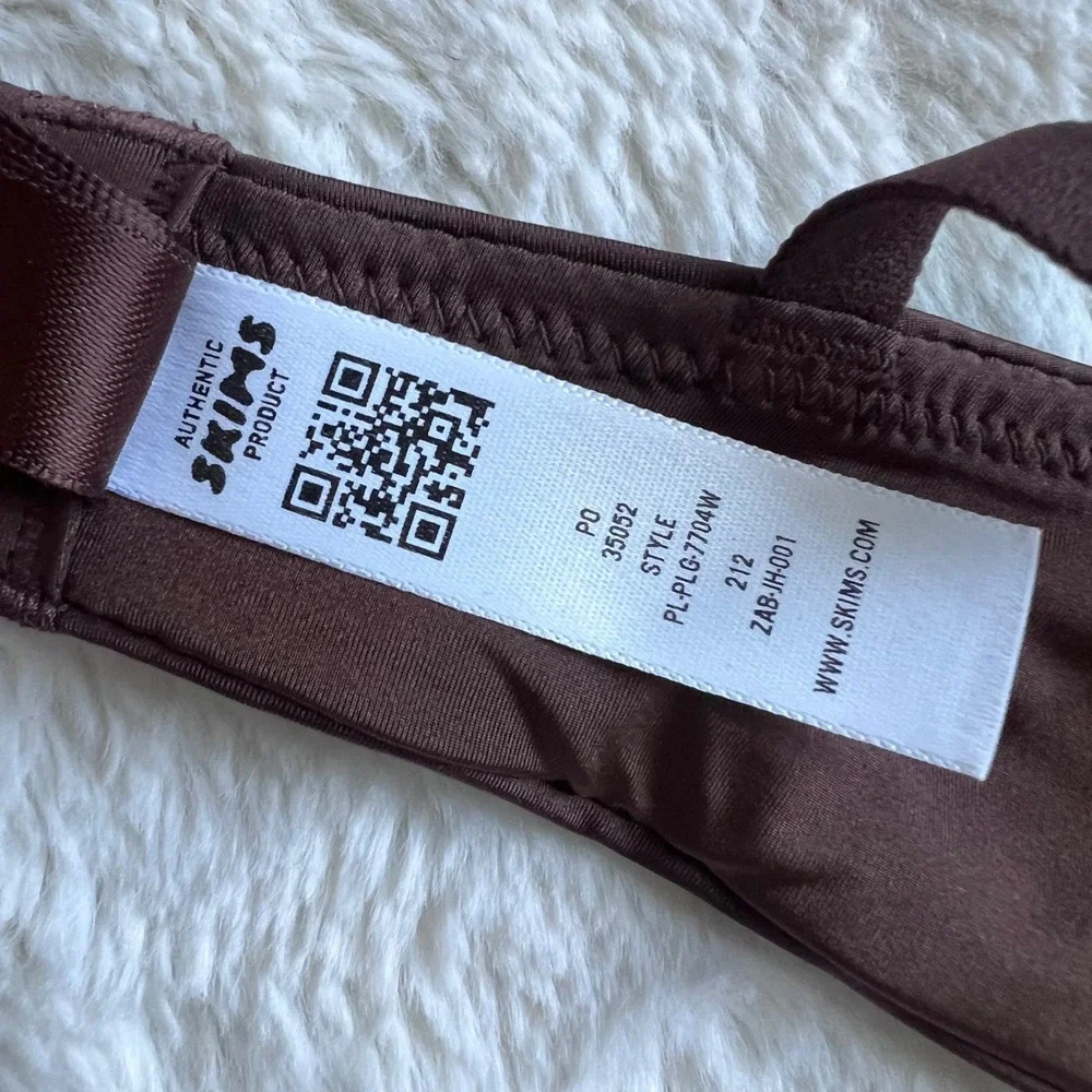 Skims Wireless Form Maternity Nursing Bra Cocoa Brown Size 34C PL-PLG-7704W NWT